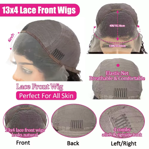 Lace Front Modern Classic Curly Bob Wig