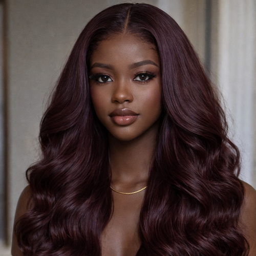 Dark Decadence Burgundy Riche Lace Front Wig
