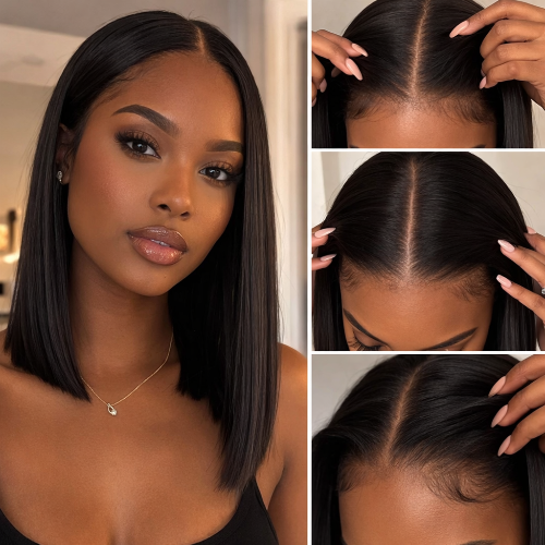 Understated Opulence Straight Blunt Cut Bob Wig