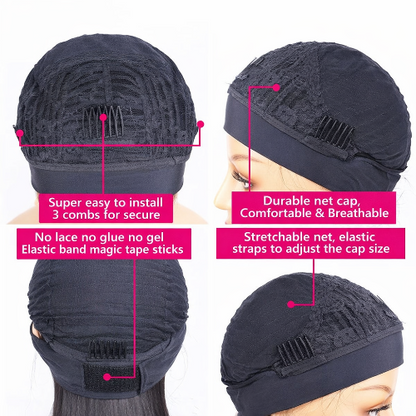 AfroRiche Curly Headband Wig
