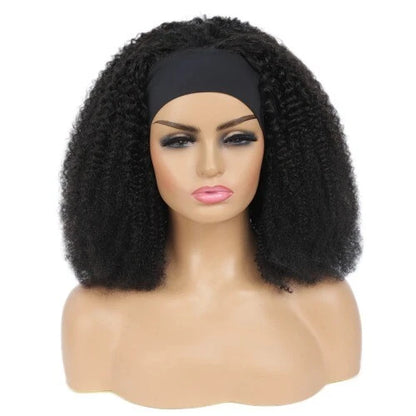 AfroRiche Curly Headband Wig