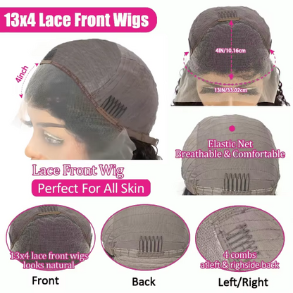 Lace Front Modern Classic Curly Bob Wig