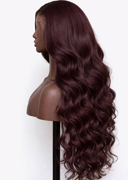 Dark Decadence Burgundy Riche Lace Front Wig