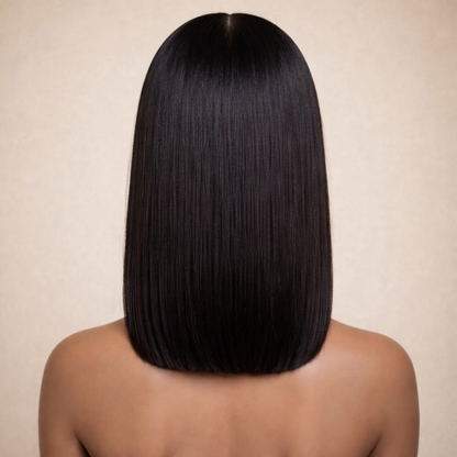 Understated Opulence Straight Blunt Cut Bob Wig