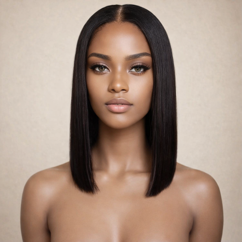 Understated Opulence Straight Blunt Cut Bob Wig