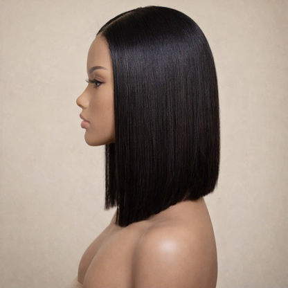 Understated Opulence Straight Blunt Cut Bob Wig